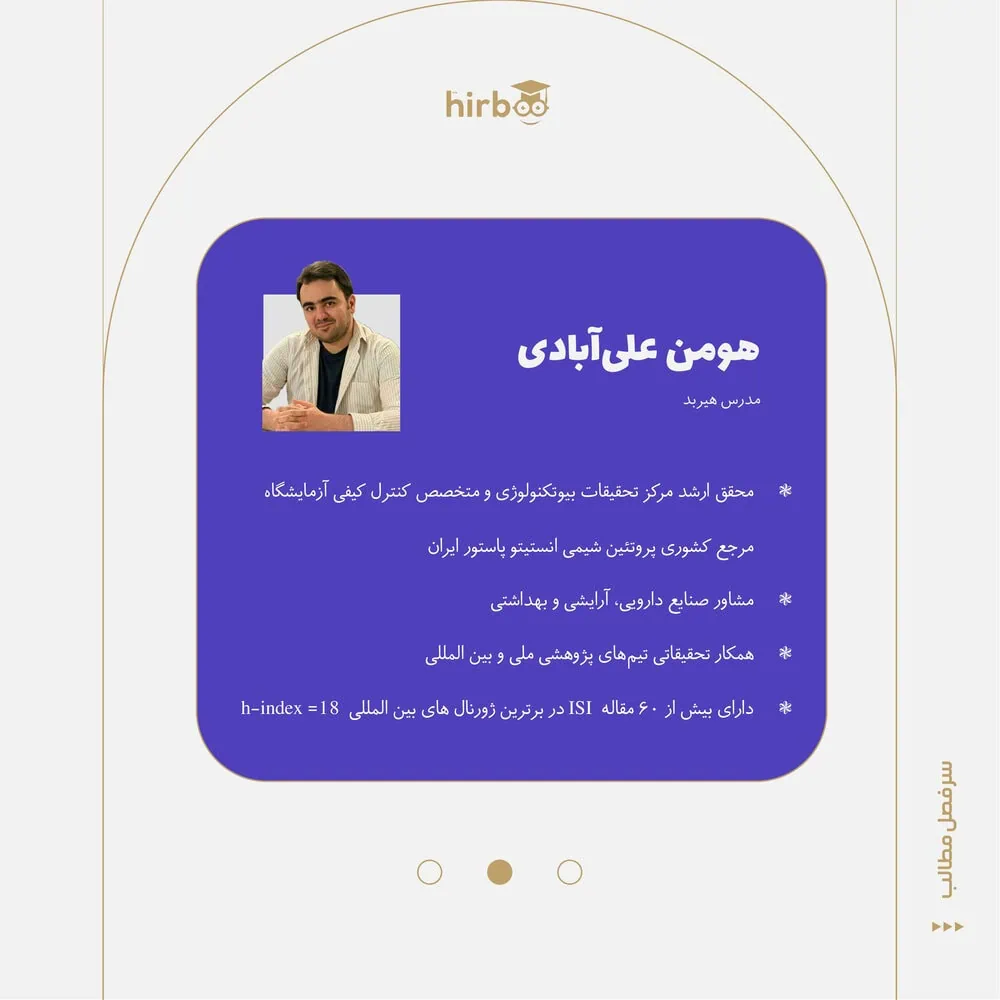 رزومه هومن علی آبادی در هیربد